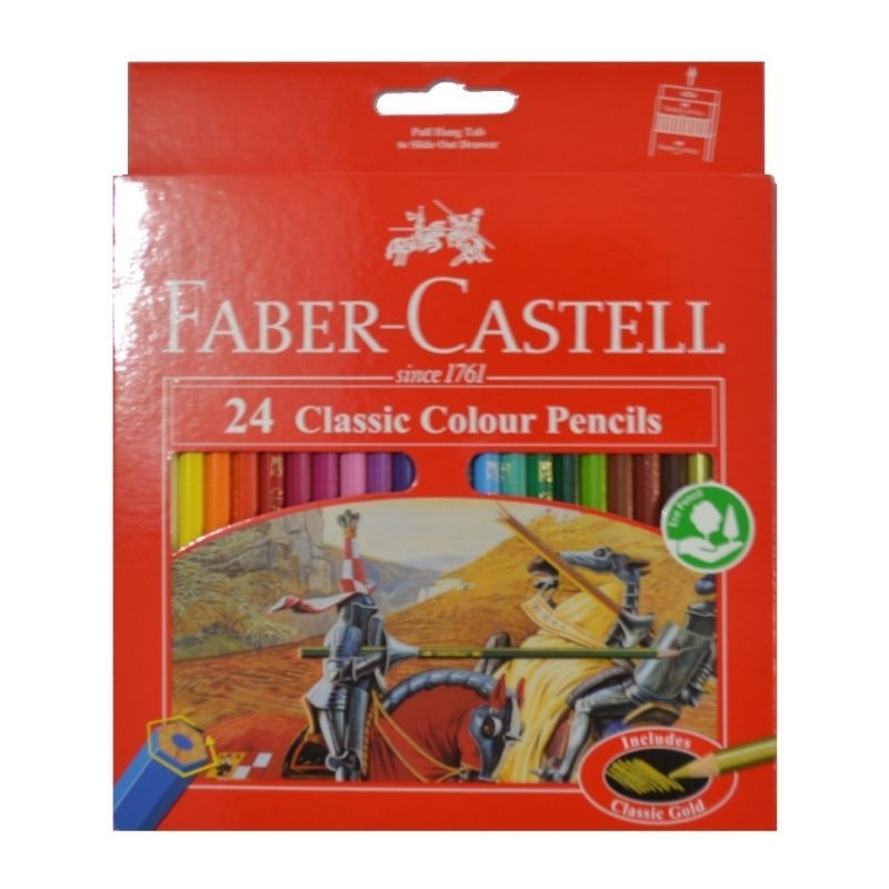 

Pensil Warna Faber Castell 24 Warna