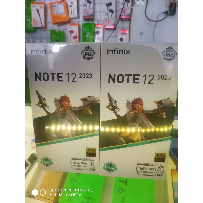 Infinix Note 12 2023 8/256 Garansi Resmi Segel