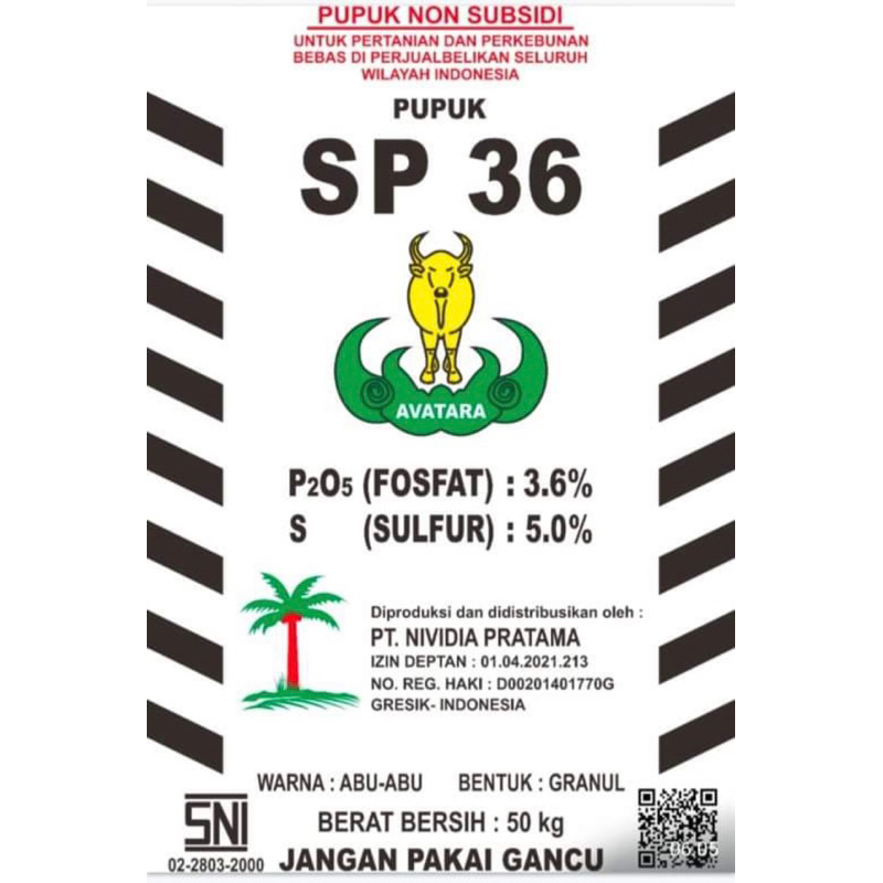 PUPUK SP-36 AVATARA REPACK 1KG