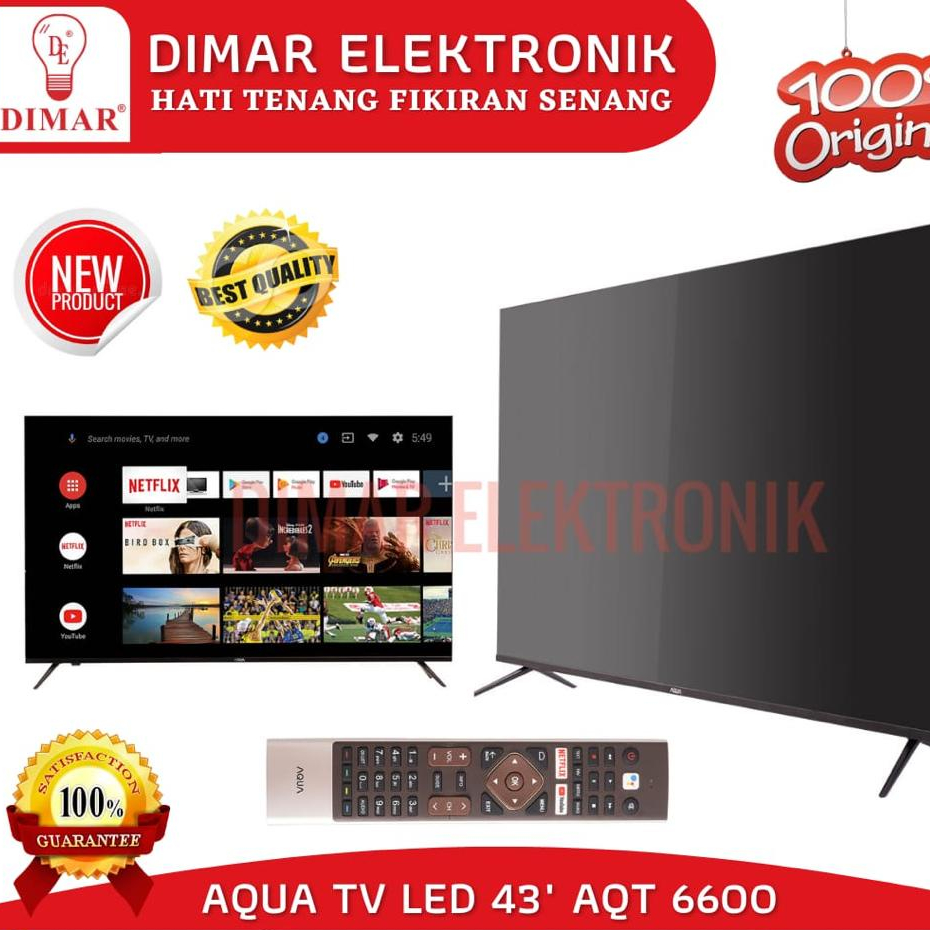 AQUA TV SMART 43 INCH SERI 6600