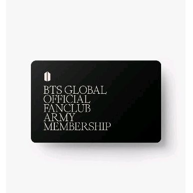 BTS ARMY MEMBERSHIP