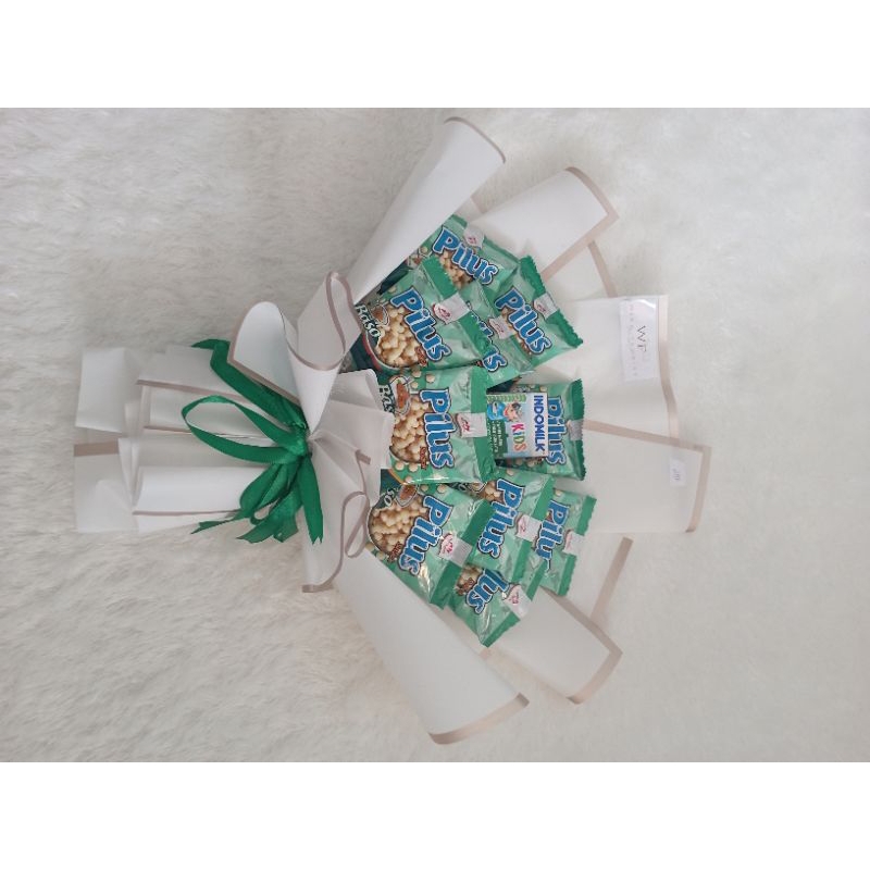 

Buket Snack Putih