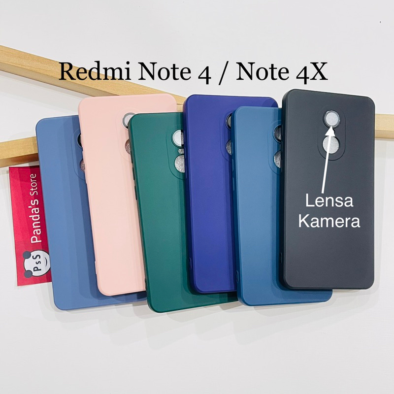 Case Redmi Note 4 / Note 4X Lenspro Makaron Full Color Softcase Pro Lensa