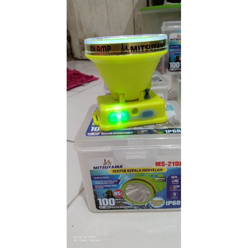 senter kepala selam 100 watt free kaca mata selam