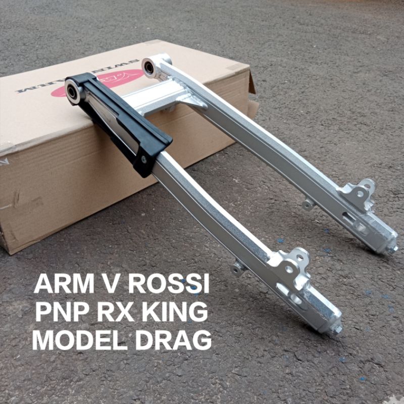 SASIS SWING ARM V ROSSI MODEL DRAG PNP YAMAHA RX KING LENGAN AYUN