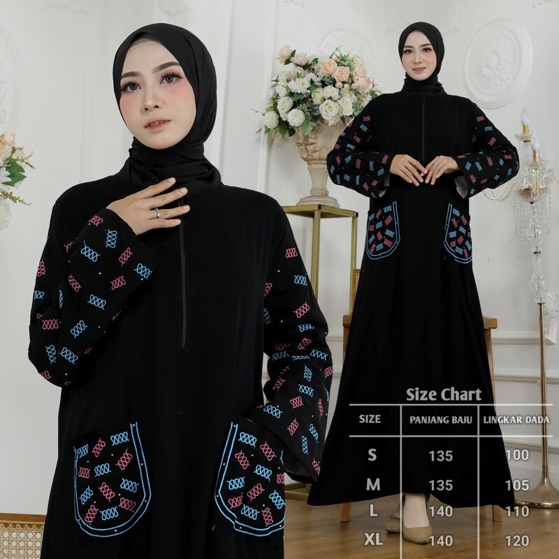 GAMIS SYAR’I ABAYA PERMEN (BUSUI) MURAH CANTIK COD