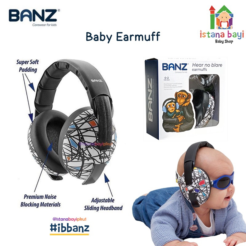 Banz Earmuff Baby - Penutup Telinga Bayi