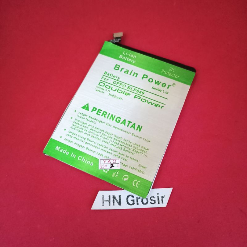 Baterai batre battery Oppo A83 BLP649 Oppo A 83 BLP 649 Double Power