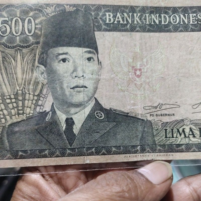 500 Rupiah  Soekarno  thn 1960