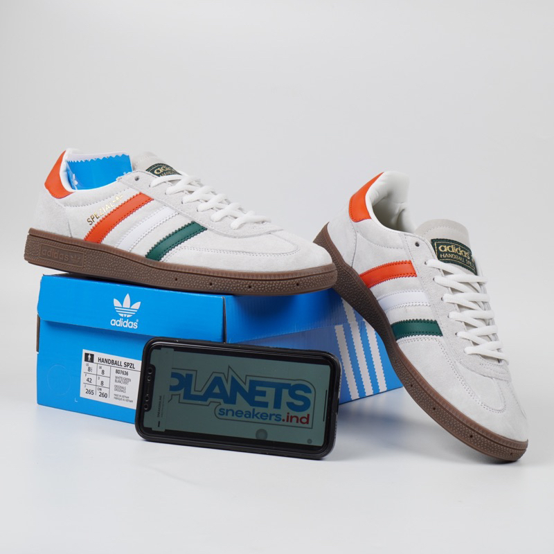 Sepatu Adidas Spezial Handball St Patricks Grey Red