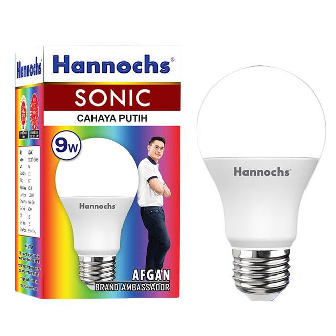 Hannochs Sonic Bohlam Lampu LED 3-5-7-9-12-15-20-25 Watt Cool Daylight Putih