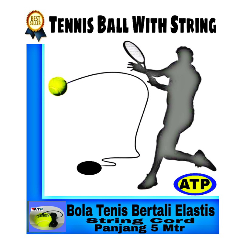 Bola Tenis Bertali Bola Tenis Tali Elastis