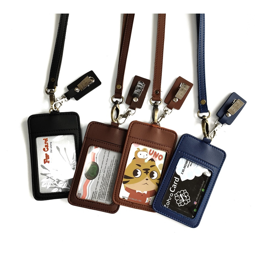 

Id Card Holder Kulit Gantuangan Idcard Kulit Nama Tag Kulit Termurah