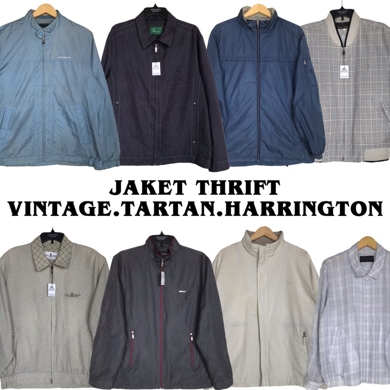 [SECON] Jaket Vintag Brand Preloved Parka Parasut Jaket Outdoor/Gunung Pria Wanita Original