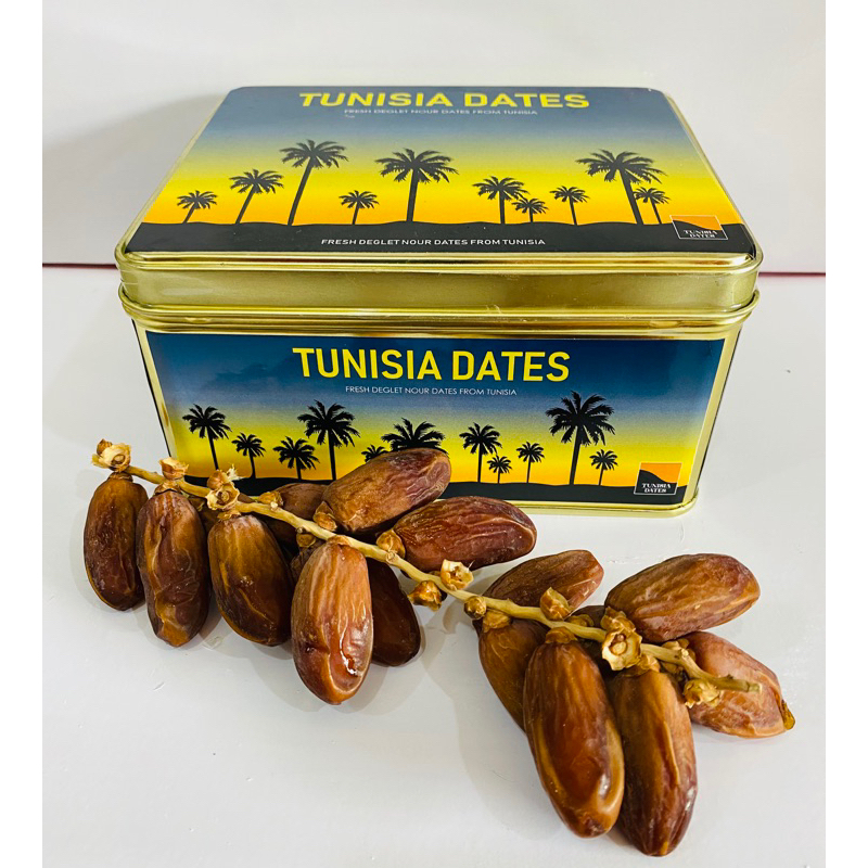 

Kurma Tunisia Tangkai Premium Kemasan kaleng 1kg