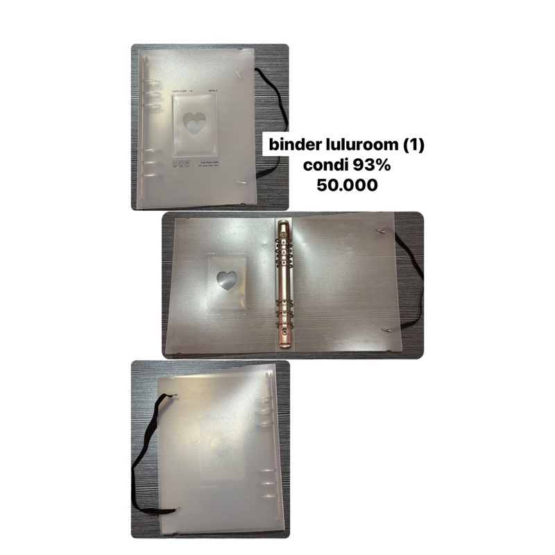 

preloved binder luluroom