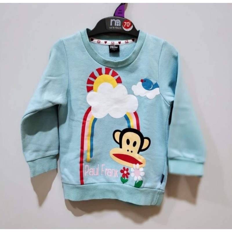 Jaket Sweater Paul Frank 6-12 bulan