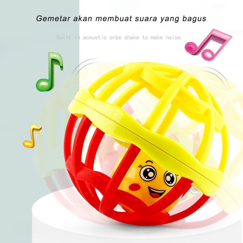 Kerincingan bayi Mainan bayi bola rattle Teether bayi