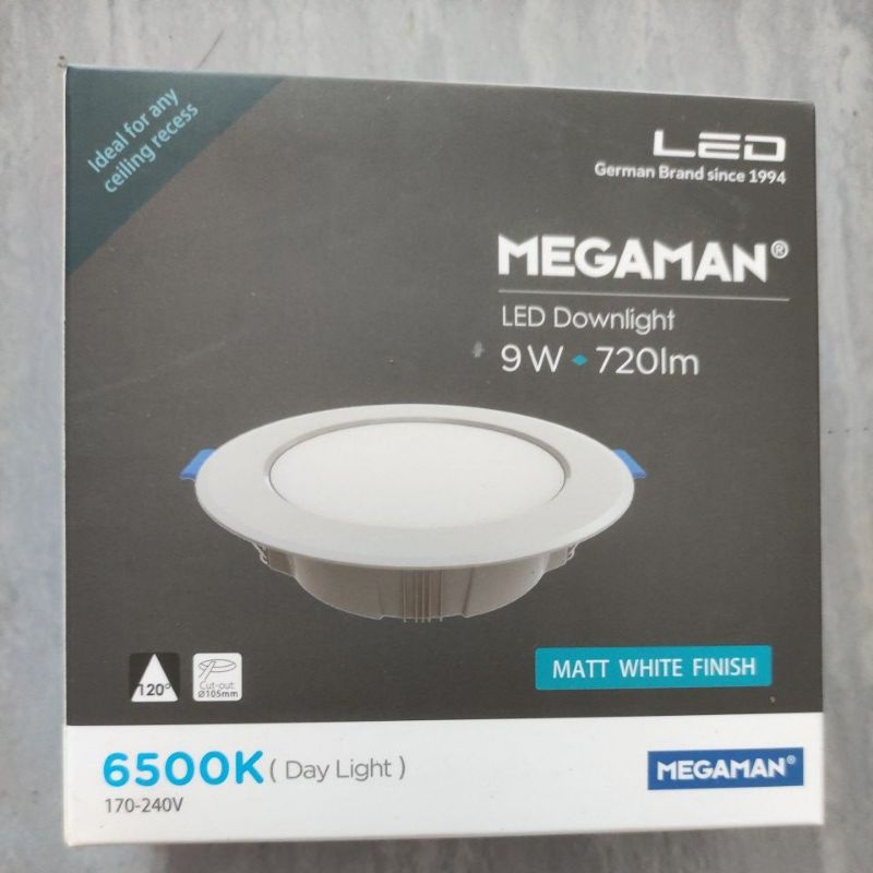 MEGAMAN Lampu Downlight LED MQTL1119 6500K 5W, 7W, 9W, 18W