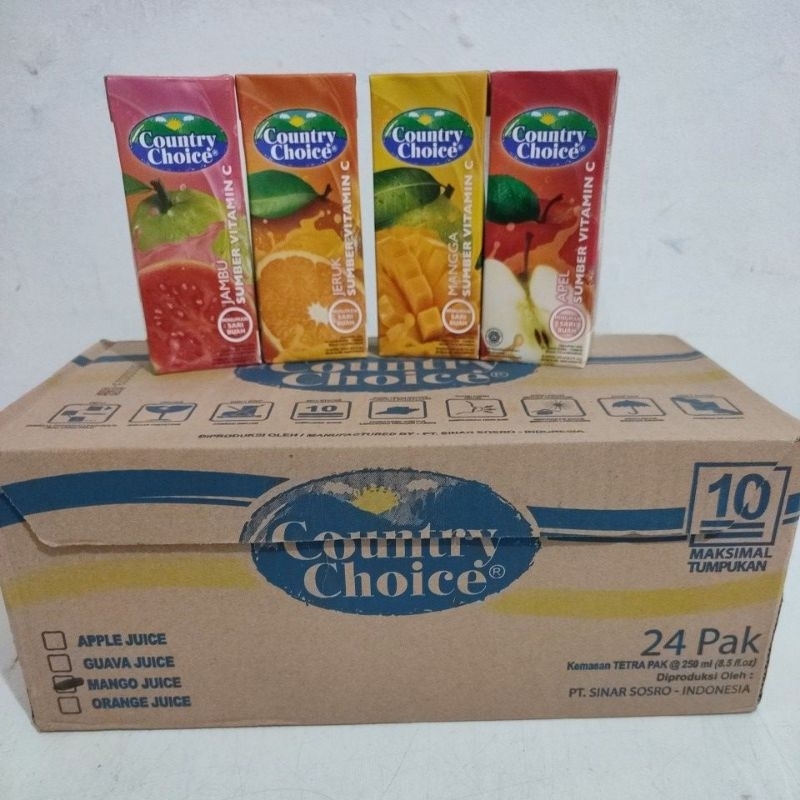 DUS COUNTRY CHOICE 250ml 250 ml KARDUS KARTON