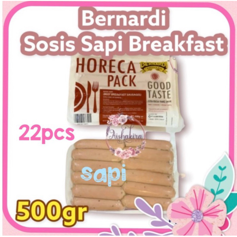 Bernardi Sosis Beef Breakfast 500 gr CL