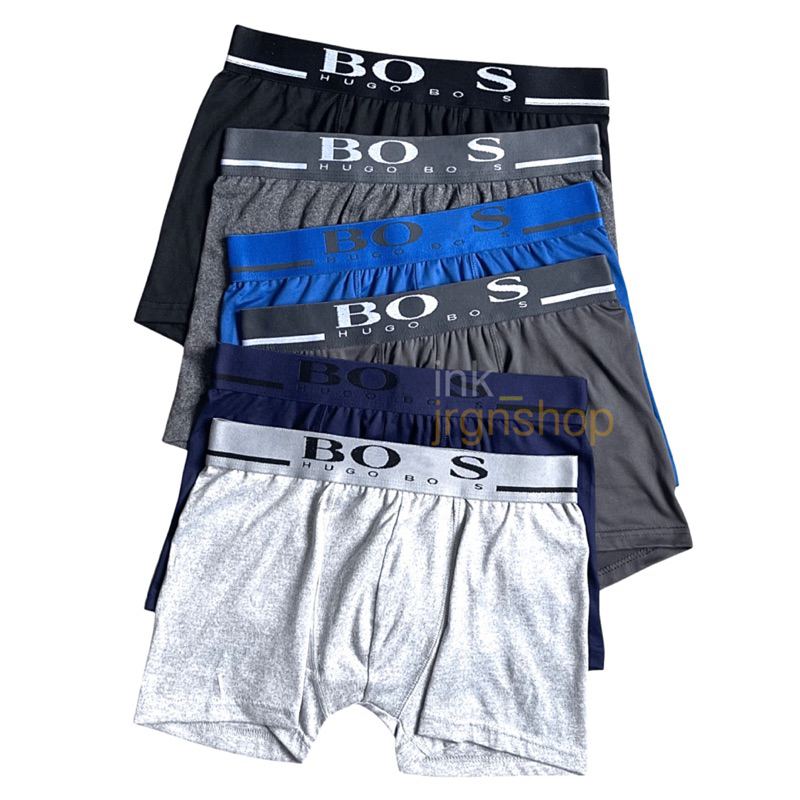 BOXER MEN'S BRIEFS (1 BOX ISI 3 PCS) / CELANA DALAM PRIA BOXER DEWASA / SEMPAK PRIA