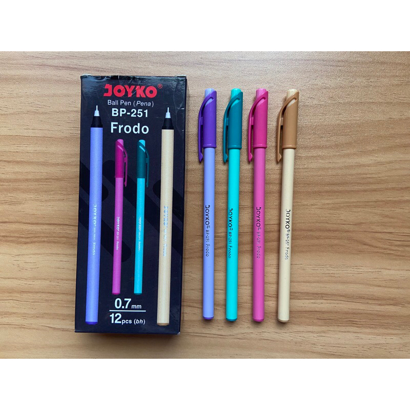 BALLPEN / PULPEN / PENA JOYKO FRODO BP-251 UKURAN 0.7mm 1 BOX (ISI 12 PCS)