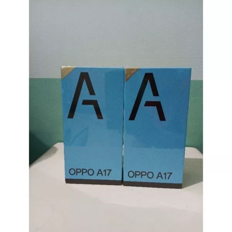 NEW/BARU OPPO A17 RAM 8 (4+4) ROM 64 8/64 GB ORIGINAL GARANSI RESMI 3 TAHUN 2/16 2/32 3/32 3/64 4/64