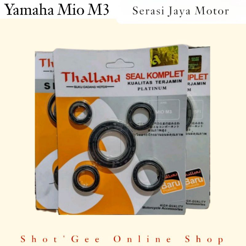 SIL SEAL SET OLI SEAL SET KOMPLIT YMH MIO M3 / SOUL GT 125 / FINO 125 F1