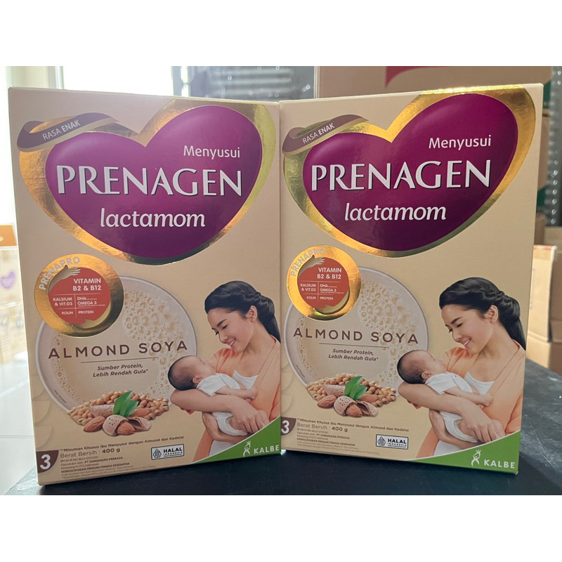 Prenagen LACTAMOM Coklat / Vanila / Mocha / Almond Soya 400 Gram