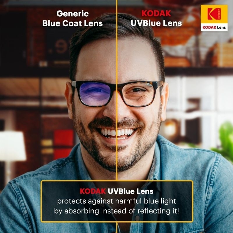 Lensa minus KODAK UV BLUE