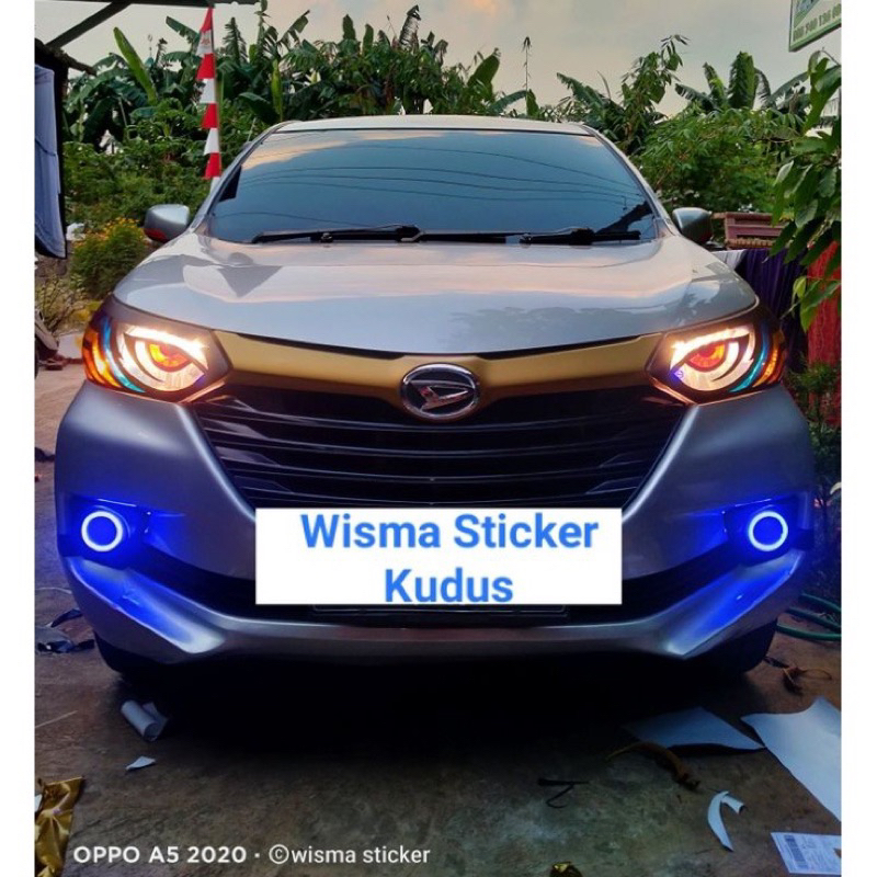 Sticker lampu mobil avanza /stiker lampu mobil xenia/ stiker lampu mata elang/ stiker lampu mobil ke
