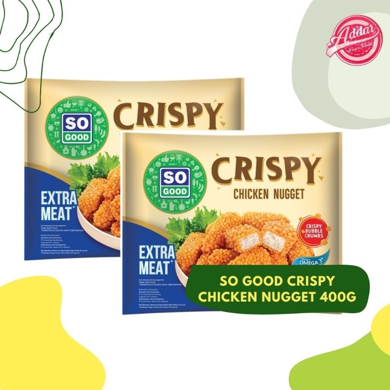 

So Good Crispy Chicken Nugget 400 gram
