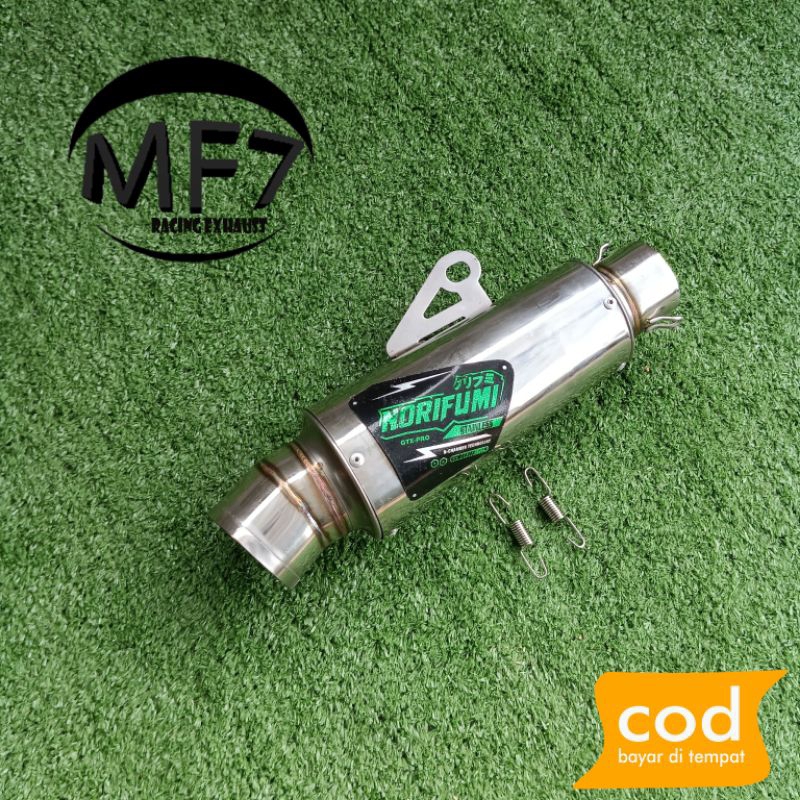 Knalpot NORIFUMI Inlet 50mm // Silencer NORIFUMI