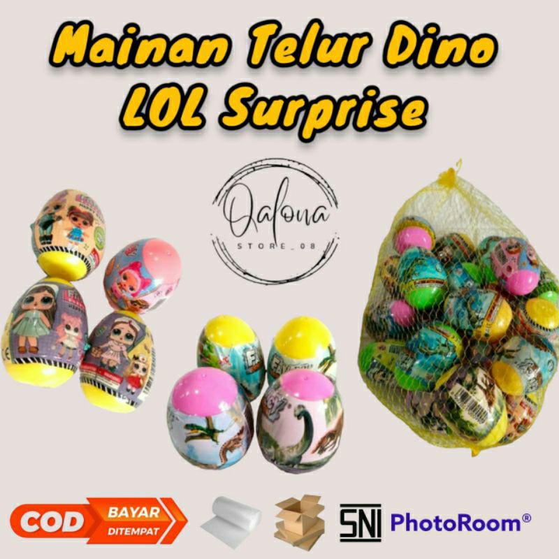 Mainan LOL Surprise Mainan LOL Surprise Mini Mainan Telur LOL Berhadiah Telur Dinosaurus