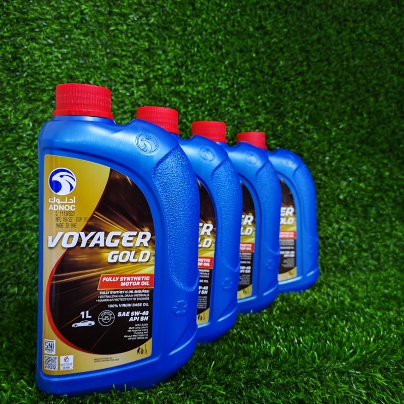 ADNOC VOYAGER GOLD 5W40 API SN 4 LITER