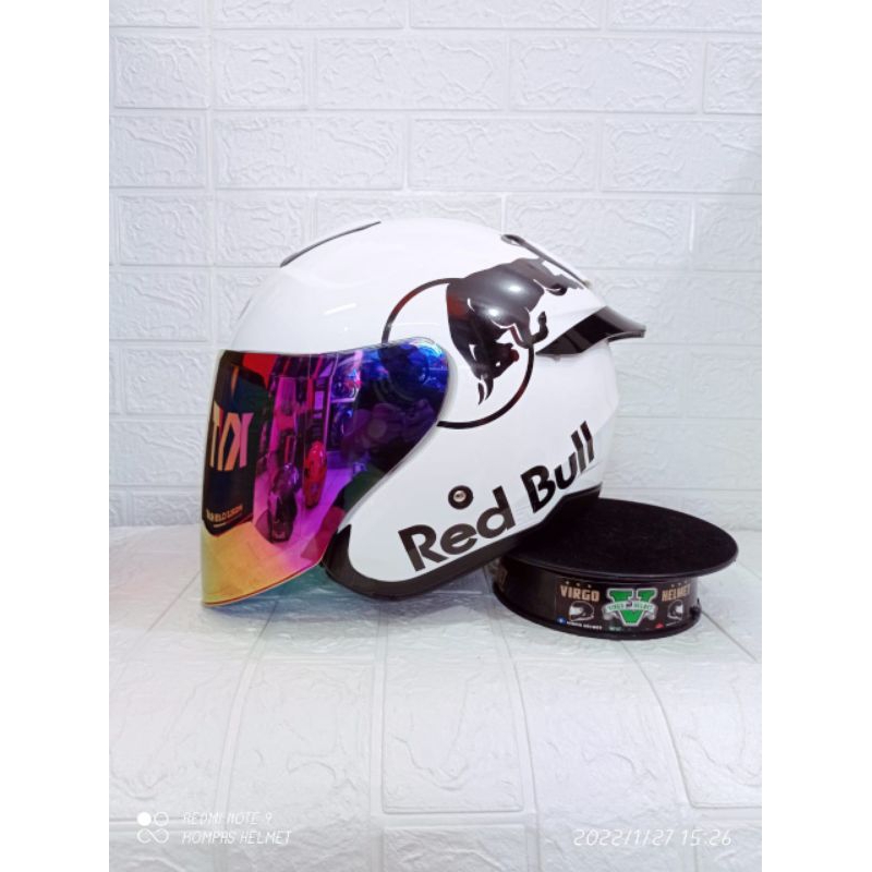 HELM KYT KYOTO WHITE PAKET GANTENG TERLARIS