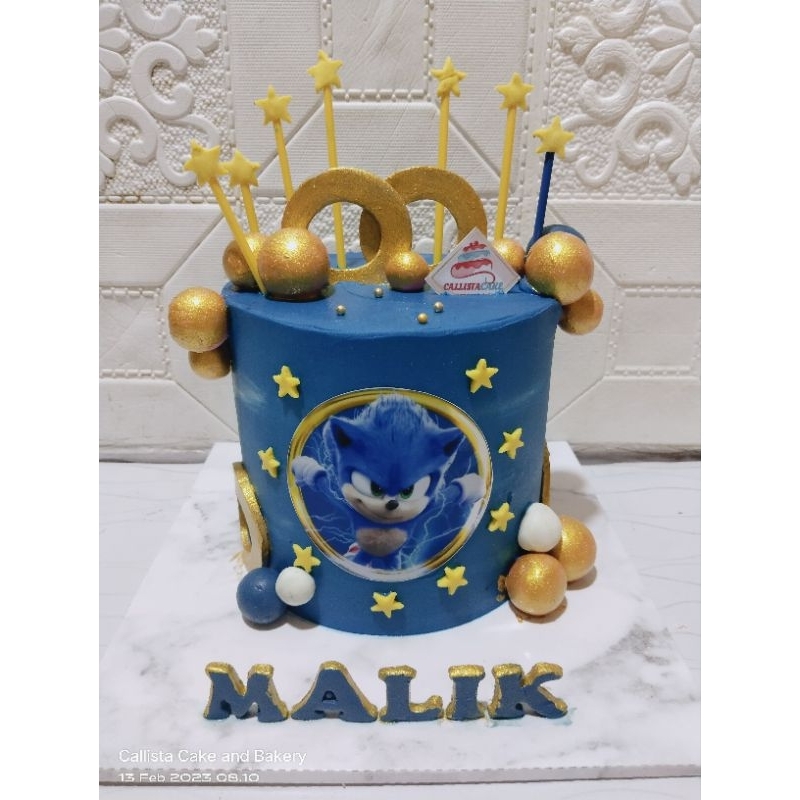 

Kue Ultah Tema Sonic/Karakter Anak Laki2/Kue Ulang tahun