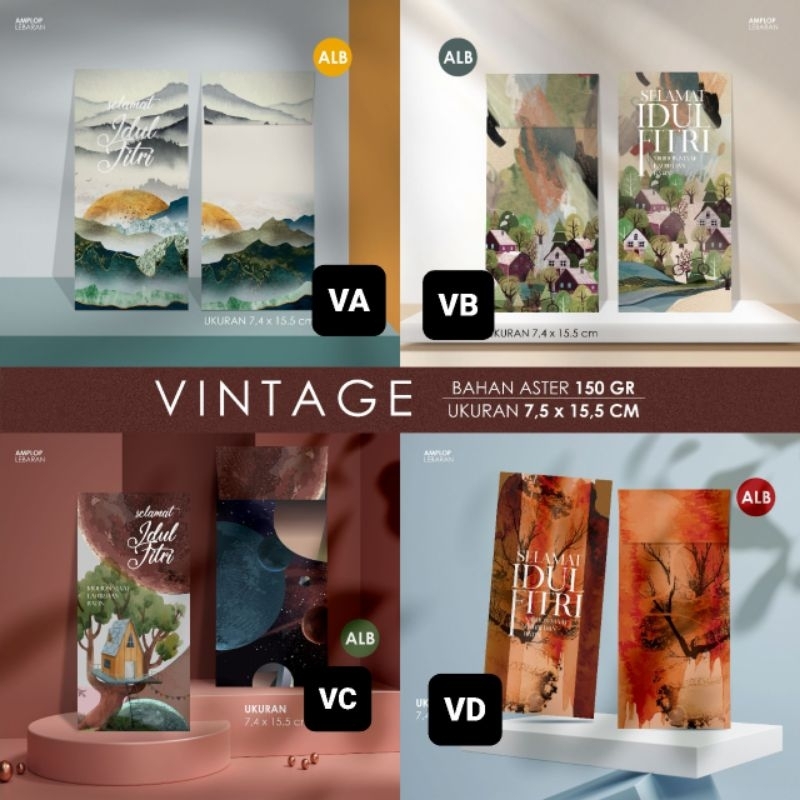 

(Isi 10) Amplop Lebaran Lucu Murah Tebal Vintage