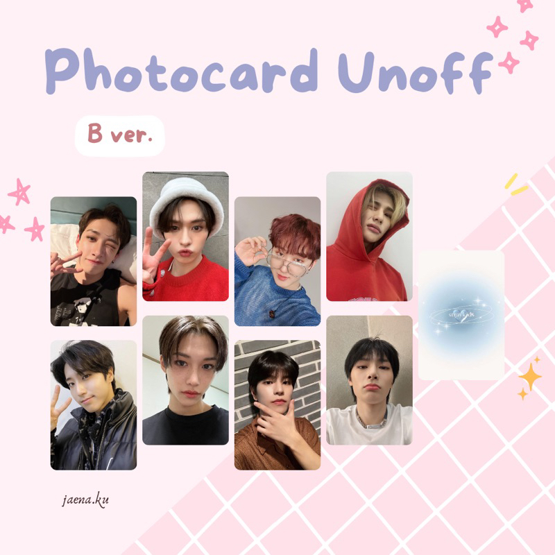 [STRAY KIDS] PHOTOCARD SELCA #2 STRAY KIDS UNOFFICIAL