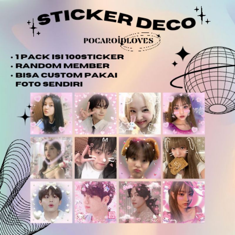 

[100PCS]BACA DESC PT.1 STICKER DECO KPOP CUSTOM / MAIL STICKER KPOP / STICKER FREEBIES