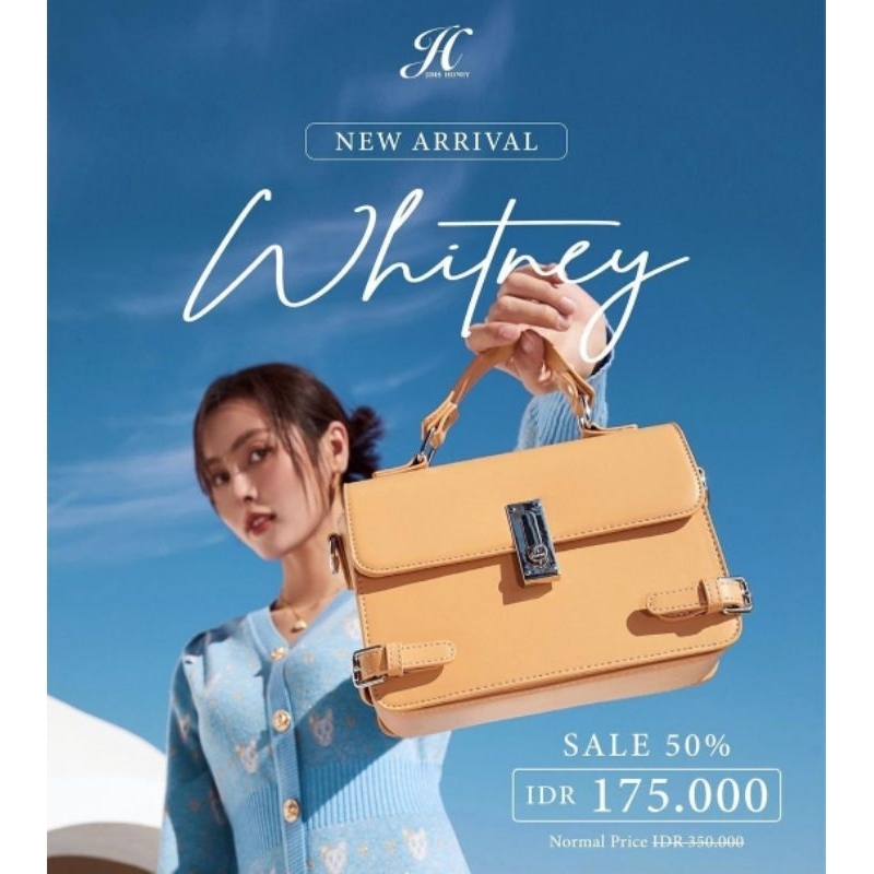 TAS WANITA SELEMPANG WHITNEY JIMSHONEY GRATIS BOX