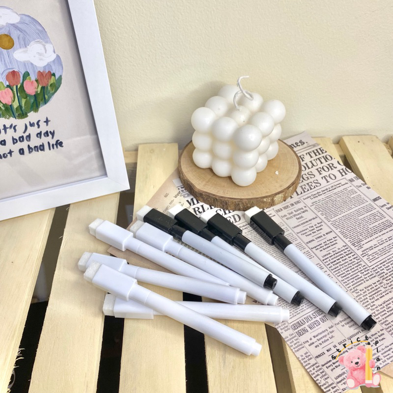 

Spidol Wipe Spidol Warna Hitam & Putih