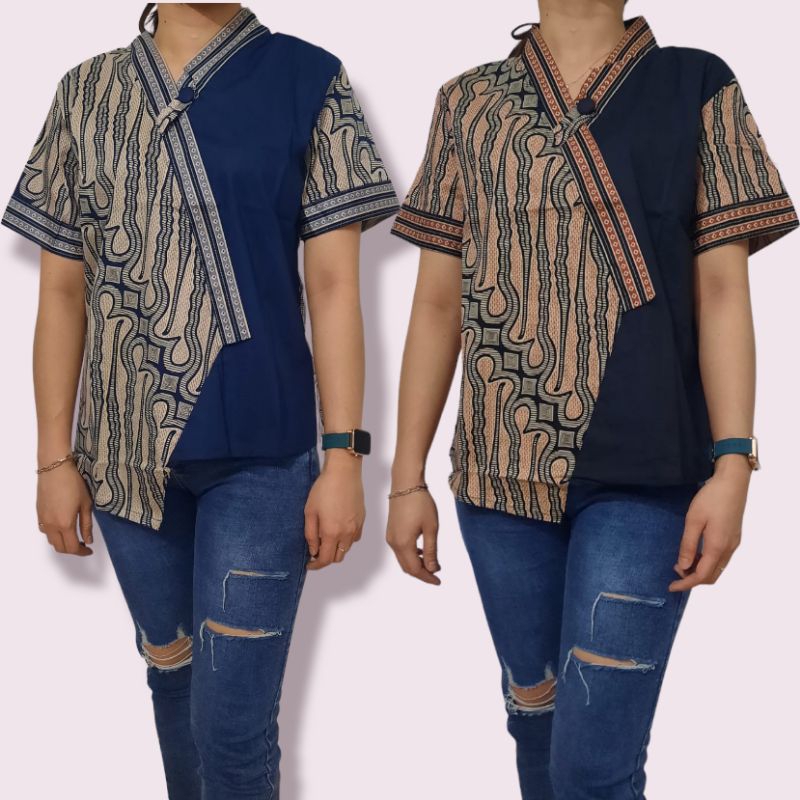 ATASAN BATIK WANITA 233-120 - BAHAN STRETCH (BISA MELAR)