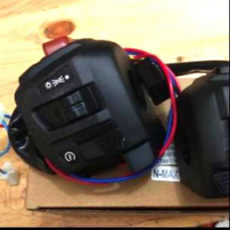 SAKLAR SAKELAR NMAX OLD N MAX LAMA LAMPU BIRU SET KIRI KANAN UNIVERSAL