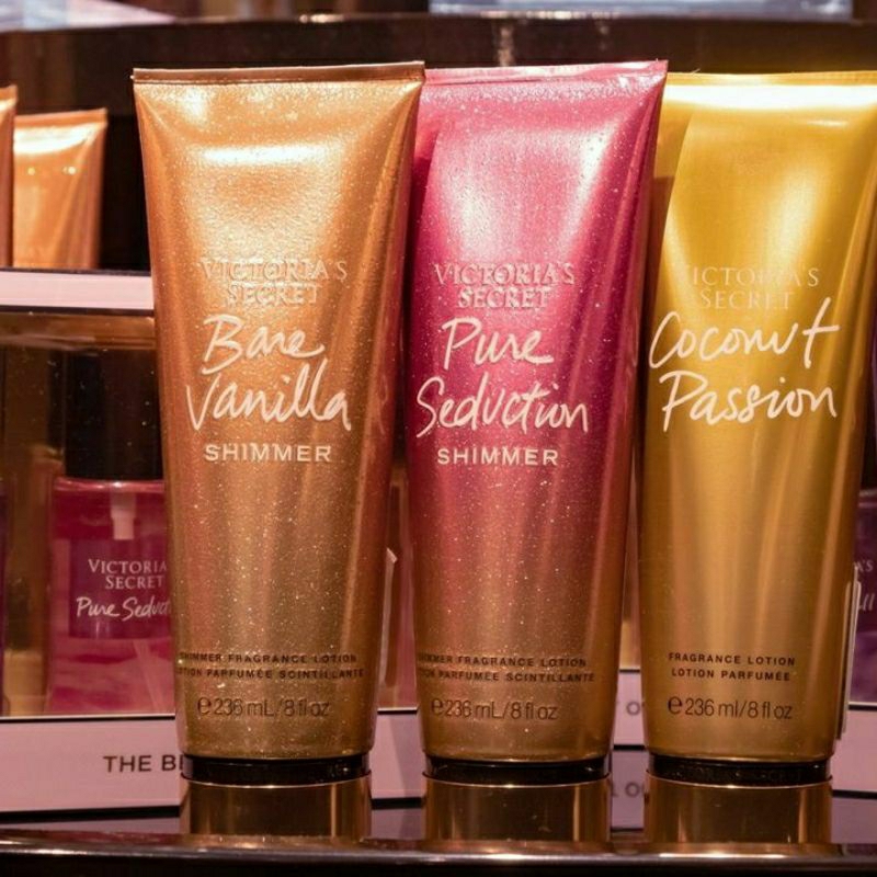VICTORIA'S SECRET VS FRAGRANCE LOTION 236 ML MIX COCONUT PASSION BARE VANILLA STRAWBERRIES &amp; CHAMPAGNE LOVE SPELL TEMPTATION AMBER ROMANCE VELVET PETALS LOVE ADDICT PURE SEDUCTION AQUA KISS RUSH ROMANTIC