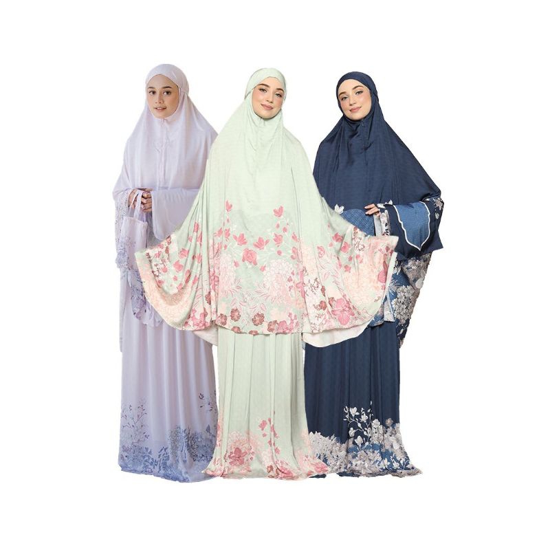 MUKENA DEVANA X SF ORCHID SERIES MUKENA TRAVELLING