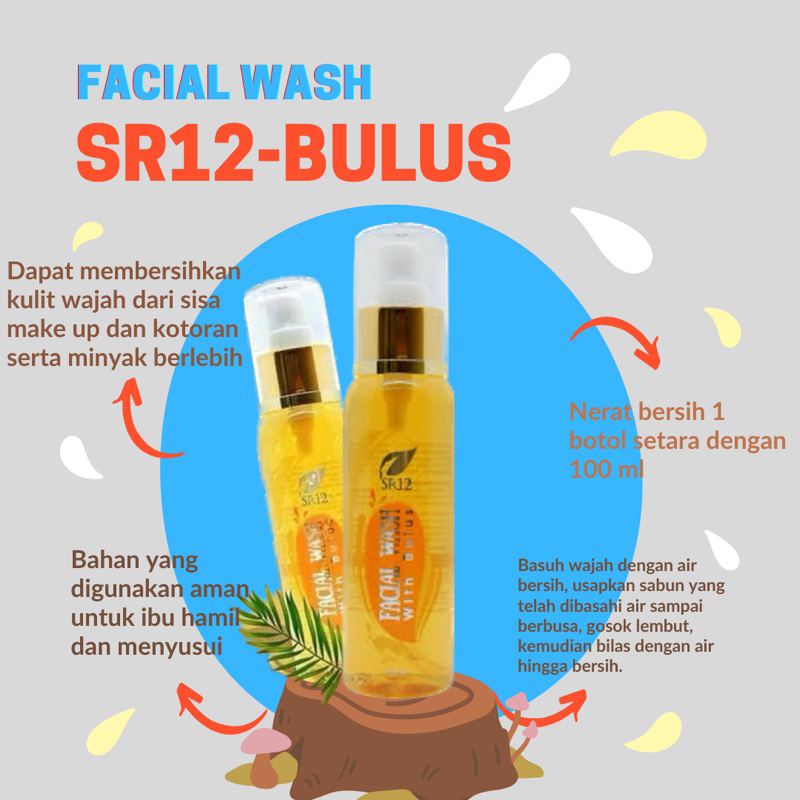 FACIAL WASH BULUS SR12 HERBAL SKINCARE // Sabun Wajah Pemutih Minyak Bulus