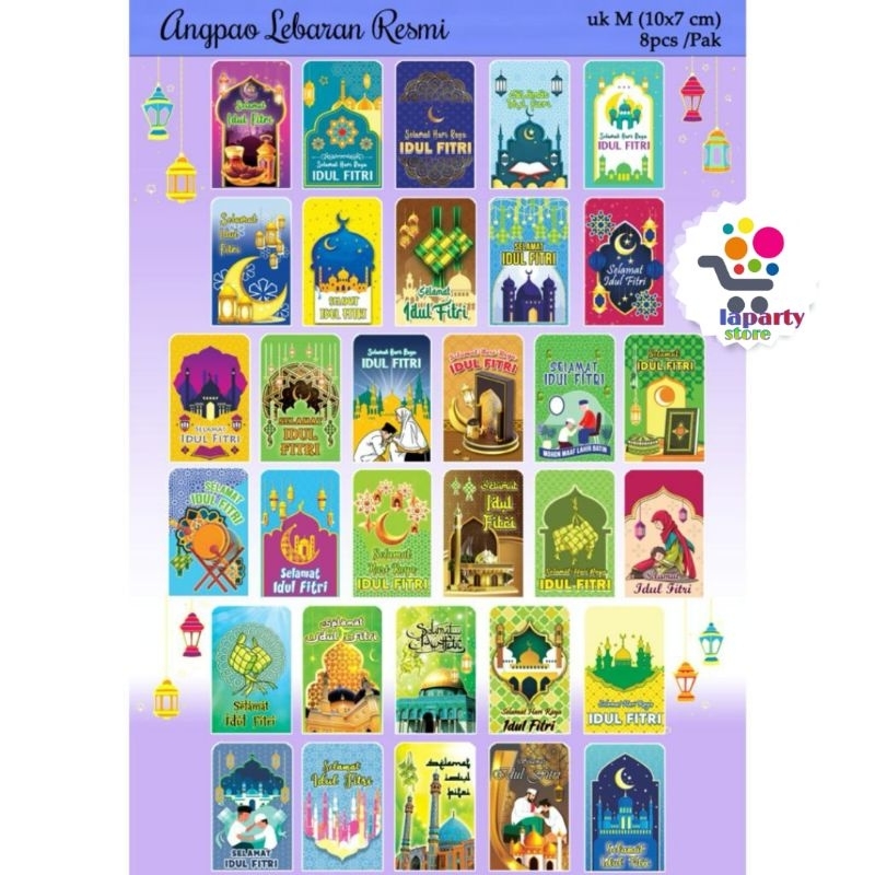 

Amplop Angpao Lebaran / Amplop Idul Fitri / Angpao Karakter Ukuran M