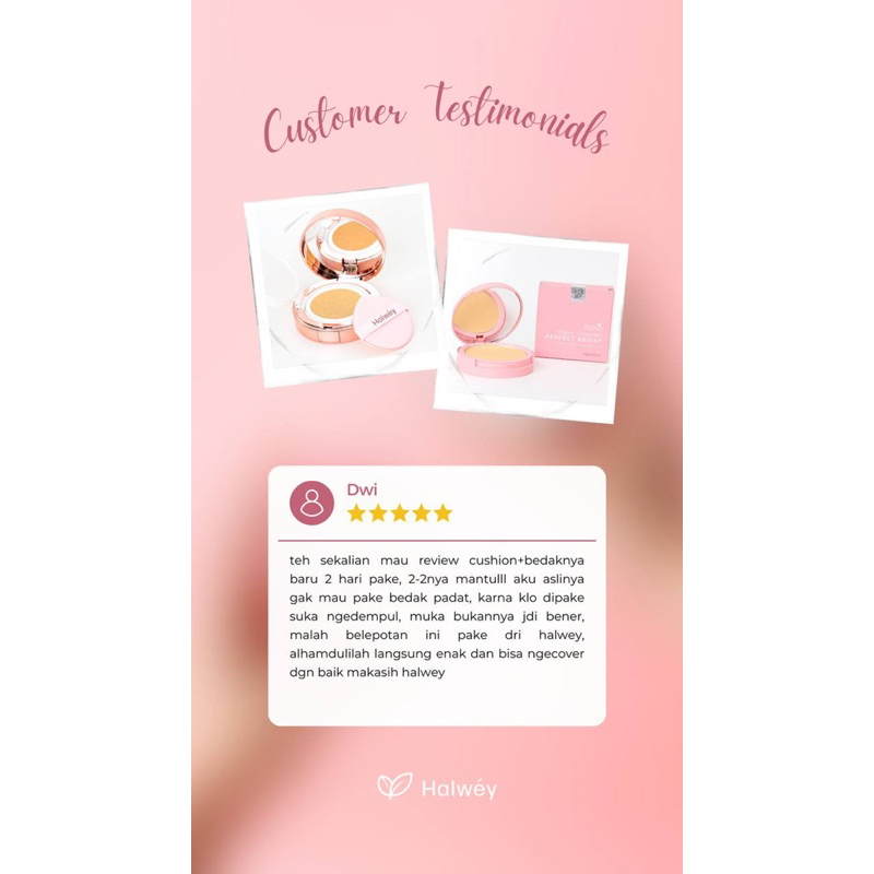 Halwey Silk Cushion Perfect Gluta Halwey